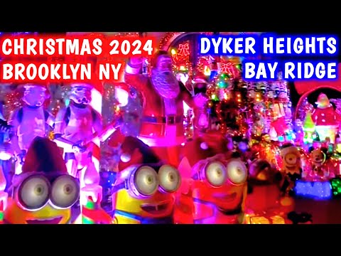 ✨️ Dyker Heights Christmas Houses & Bay Ridge's Holiday House | Brooklyn NYC LIVE | Christmas 2024