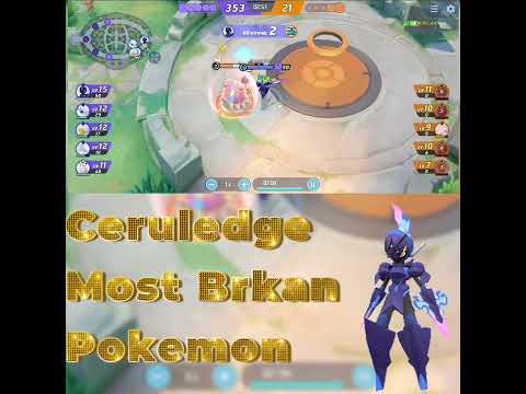 Ceruledge Most Brkan Pokemon  #T.R.B.Gaming YT#pokemonunite #shortspokemonunite #virl#shorts