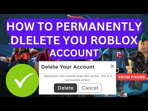 How To Delete Roblox Account Permanently On Phone - Full Guide (2024)