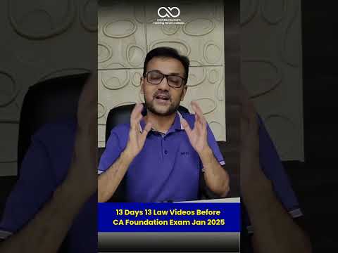 Video - 9 | 13 Days 13 Videos | CA Foundation | CA Amit Bachhawat | Amit Bachhawat Training Forum