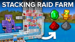 Minecraft Stacking Raid Farm - 80,000+ Items Per Hour