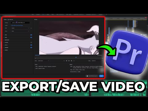 How To Export/Save Your Video On Premiere Pro (Step By Step)