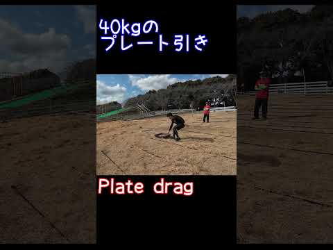 Spartan race obstacle -Plate drag #shorts