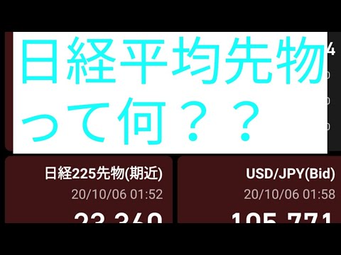 日経先物って何！？ 株をやってる人は必見！！ NYダウも注目