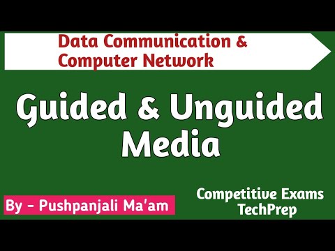 Types of Transmission Media in DCCN (Computer Network) in Hindi