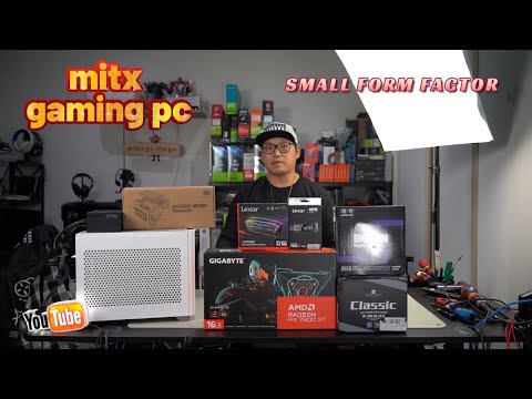 MID RANGE AM5 ryzen 7 7700 mitx gaming pc build cooler masterbox NR200P v1 paired with rx7800xt 16gb