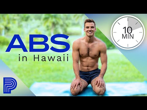 10 minute Ab Routine IN HAWAII 🏝 | Pridefit