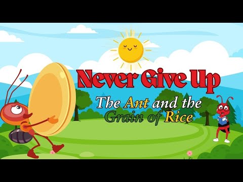 Motivational Stories for Kids Showdown Ant vs Grain of Rice #MotivationalStoriesForKids