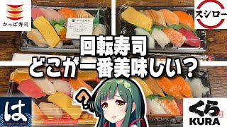 【徹底比較！】いちばん美味い回転寿司って結局どこなの？