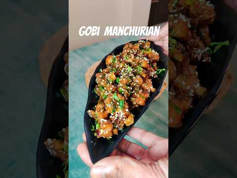 Gobi Manchurian Recipe 🔥 | Cafe Style Crispy Gobi Manchurian Dry #shorts #manchurian #snacks