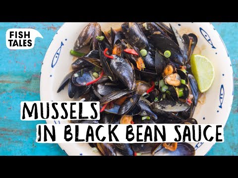 Cooking MUSSELS in Black Bean Sauce | Bart van Olphen