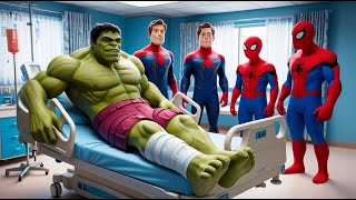 Hulk Jnjured | Marvel's Spidey and his Amazing Friends Animation