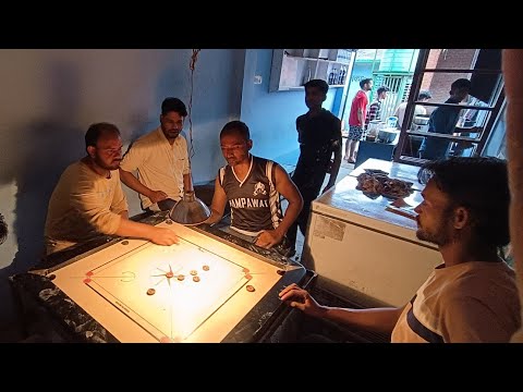 BEST CARROM SUSPENSE FINISH BOARD NO HAND GAME#carrom#carromboard