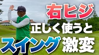 【ゴルフスイング】ゴルフ人生を無駄にしない右肘の正しい使い方