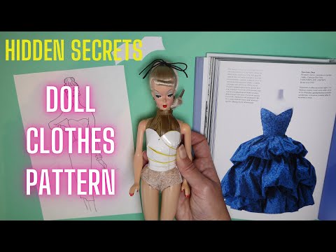 DIY Dior-Inspired Doll Dress: Watch Hidden Pattern Secrets!