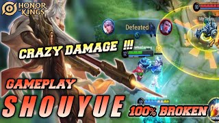 SHOUYUE Honor of Kings (HOK) Marksman/Assassin gameplay ~ MECHANICAL PRO PLAYER ~ 💯% BROKEN