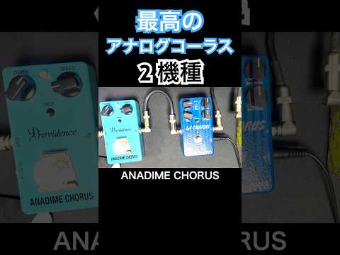 【アナログは音が太い】お気に入りコーラスペダル2機種の音の違いを比較　#shorts #國田大輔 #providence #lachorus @XoticUs