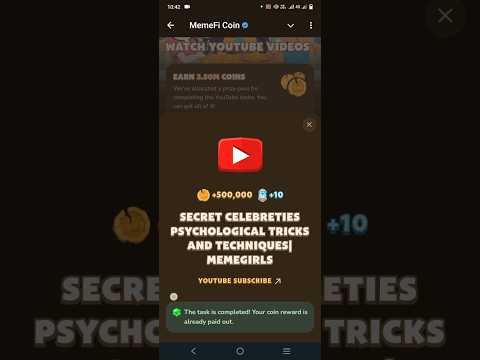 Memefi video code today | secret celebrates psychological tricks and techniques