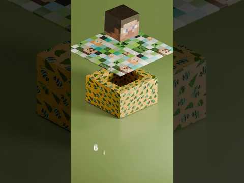 Minecraft 3D Cloth Simulation #relaxing #christmas #minecraft #clothsimulation