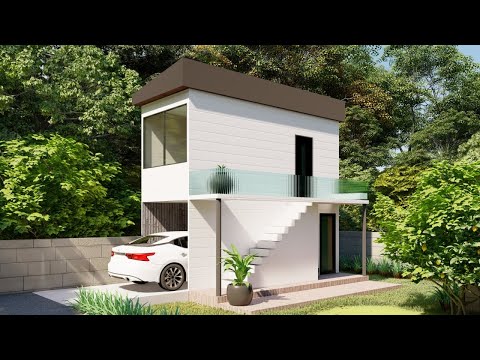 Shipping Container House 17 m2 - 2 x 20ft (Simple) Design, Dream Home!