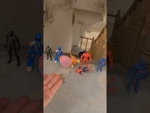 Water balloon destroying ironman spicer man trex and carnage #marvel