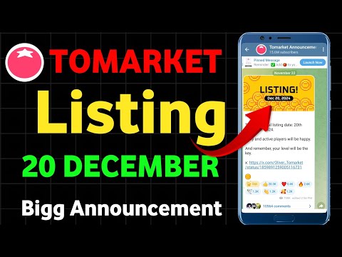 🚨TOMARKET LISTING DATE ANNOUNCEMENT || TOMA LISTING DATE || tomarket listing date confirm