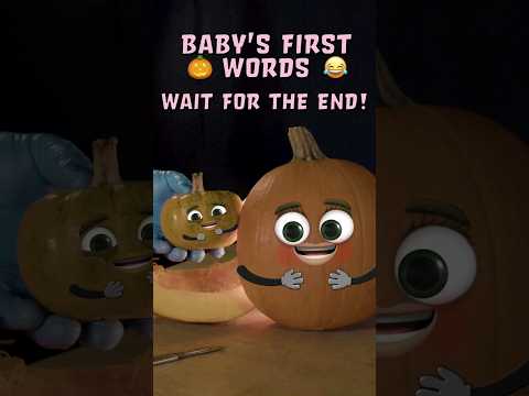 Pumpkin Halloween Baby scares the HELL OUT OF...😱🎃  #foodsurgery #birth #cutefood