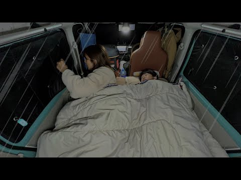 [Subtitle] Real life in rainy day, Japan | Minivan Life