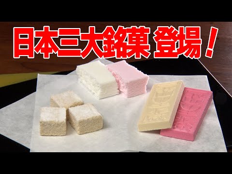 【日本三大銘菓】全部取り寄せてみた！【長生殿・山川・越乃雪】