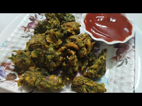 Palak Pakoda Recipe | Easy Way To Make Palak Pakoda | Tea Time Special Palak Pakoda