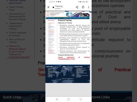 How to apply for CMA industrial trainee/ CMA articleship #study  #cma #articleship