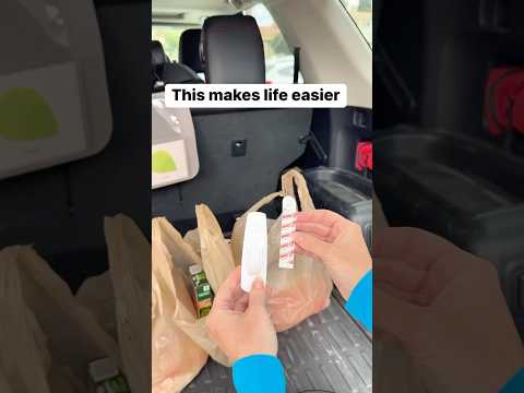 Easy way to bring in groceries #Groceries #shoppingtrip #bags #holidayshopping