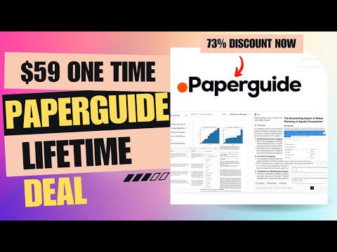 💥📜💥Paperguide Lifetime Deal | Perfect Research Paper in Minutes | $59 Lifetime Deal | 73% Now