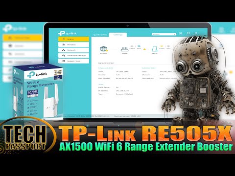TP-Link RE505X AX1500 WiFi 6 Range Extender Booster increasing the network capacity reducing latency