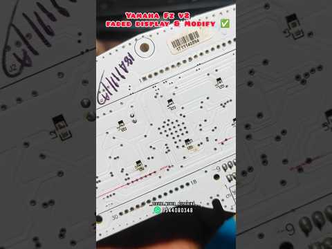 Fz v2 Faded Display ✅ Modify#fzv2 #yamaha #digitalmeter#light