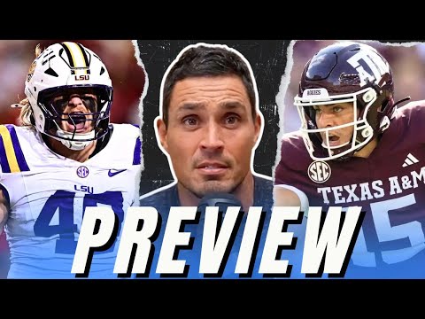 LSU-Texas A&M PREVIEW and PREDICTION | College Football Week 9