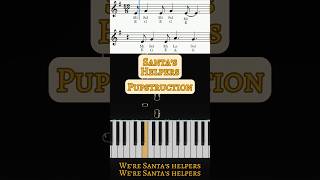 Disney Jr.'s Pupstruction "Santa's Helpers" Song Piano Cover #Pupstruction #Disney #PianoShorts