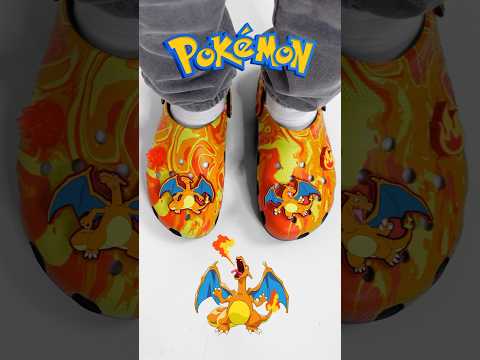 Pokémon x Charizard Crocs Unboxing: 🔥 Are These the Hottest Crocs Yet? #PokémonCrocs #Charizard