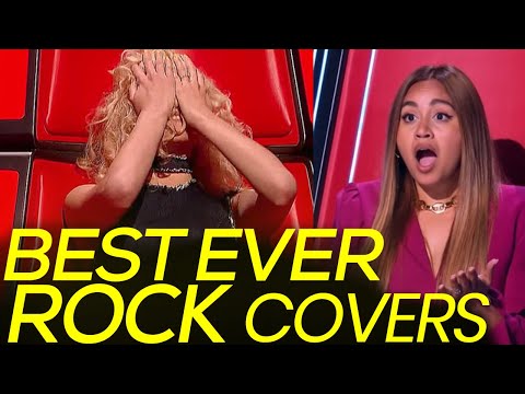 BEST ROCK COVERS OF ALL TIME | THE VOICE TOP 10 AUDITIONS