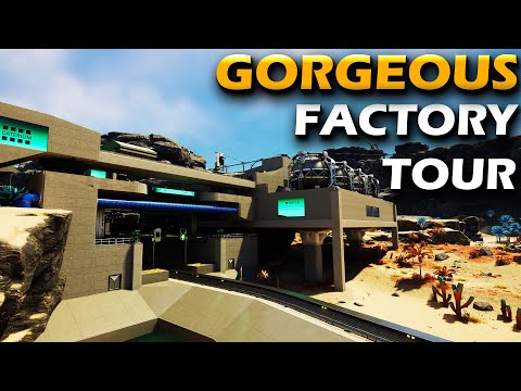 GORGEOUS Satisfactory Factory Tour