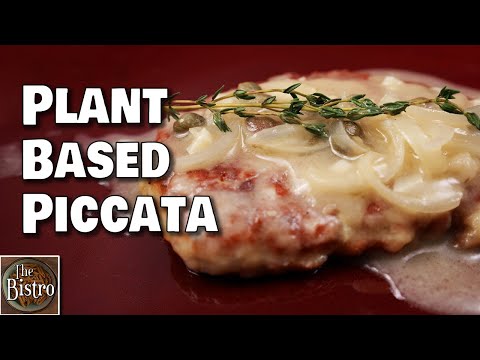 Plant Based PICCATA!  Easy Vegan Seitan Piccata Recipe