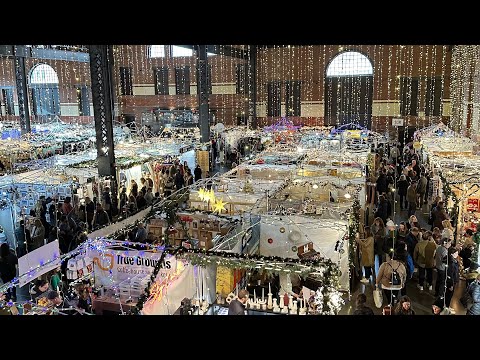 Winter in Boston: SoWa Winter Festival 2023 冬日波士顿 逛冬日圣诞市集#shorts #shortvideo #christmas