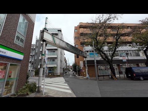 【東京編】矢川駅から始まる散歩：４K  Japan Yagawa