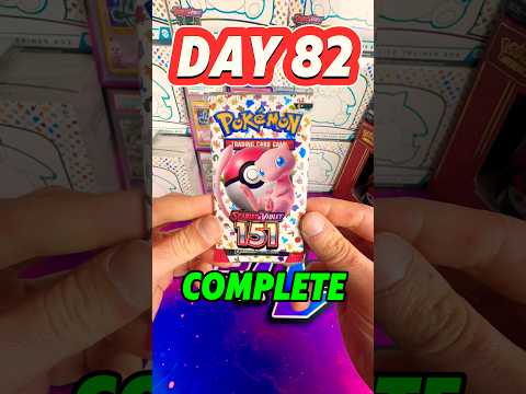 Opening a Booster pack of Pokemon 151 for 151 days STRAIT!🔥 Day 82