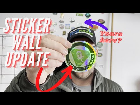 Today we update the Sticker wall! So many awesome stickers