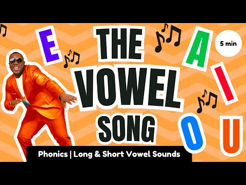 The Vowel Song | Long and Short Vowel Sounds | Nursery Rhymes + Kids Songs | Phonics | Vowel Sounds