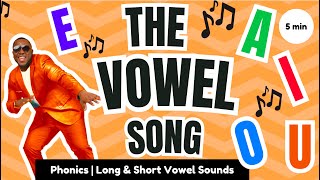 The Vowel Song | Long and Short Vowel Sounds | Nursery Rhymes + Kids Songs | Phonics | Vowel Sounds