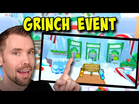 🔴LIVE | GRINCH EVENT and CHRISTMAS UPDATE PET SIMULATOR 99  | Roblox