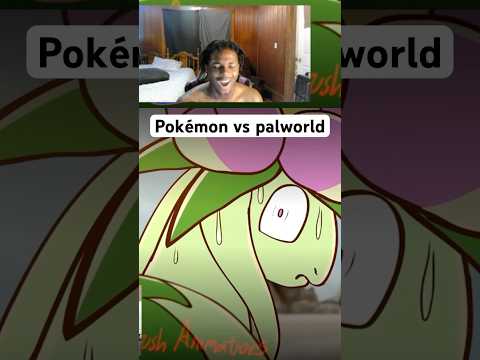 Pokémon vs palworld pt.1 #pokemon #animation #pikachu #palworld #palworldshorts #pokémon  #reaction