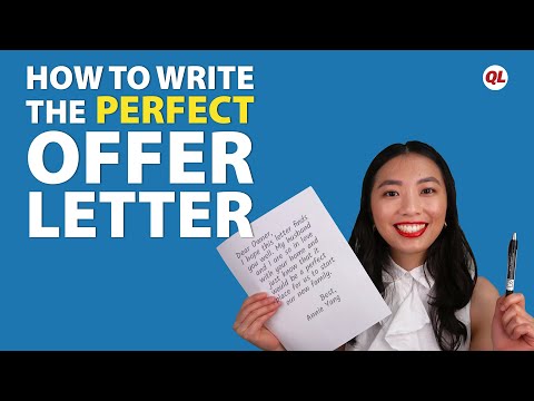 How To Write a Strong Offer Letter